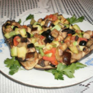 Salata de vinete si dovlecei la gratar