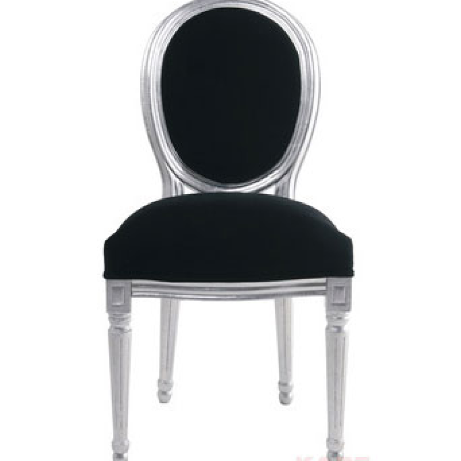 Scaun Louis Silver Leaf Velvet