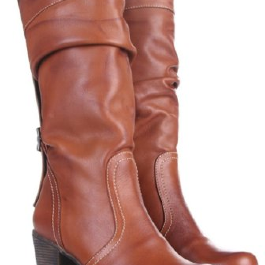 Cizme piele Cognac Maron Whiskey 
