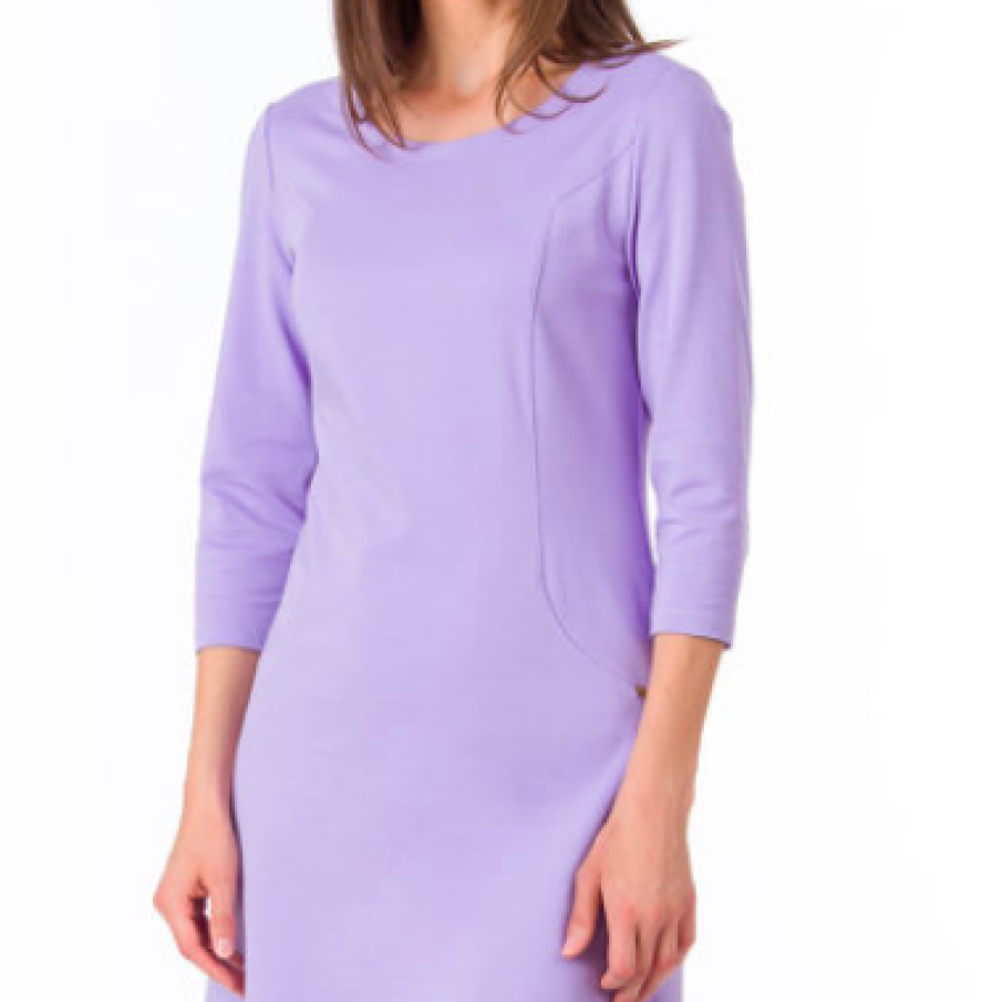 Rochie mini cu croiala in A si maneci 3/4 Ariadna