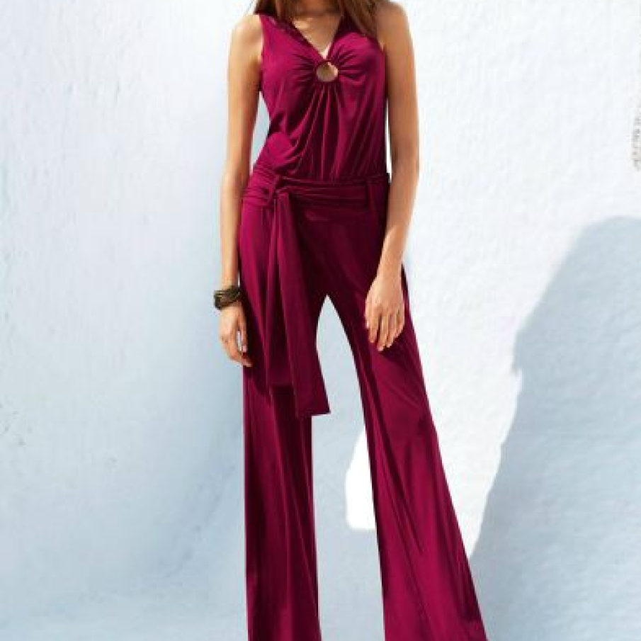 Salopeta superba cu decolteu in V drapat