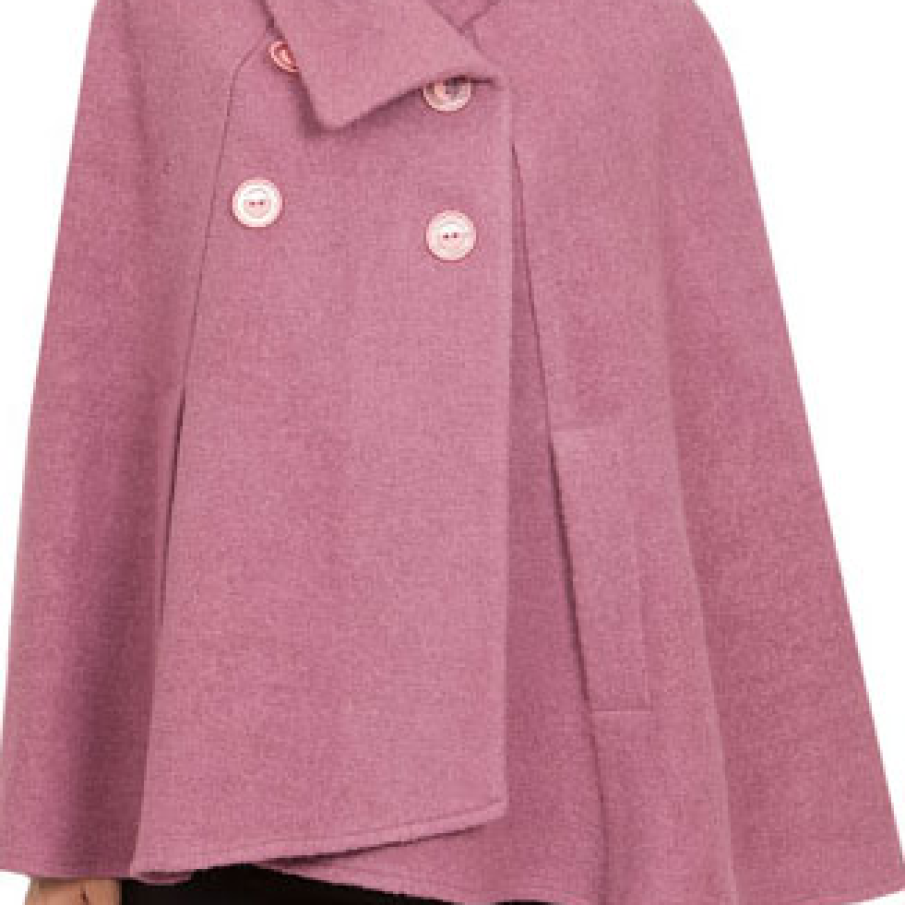 Pelerina Modas ciclam din lana