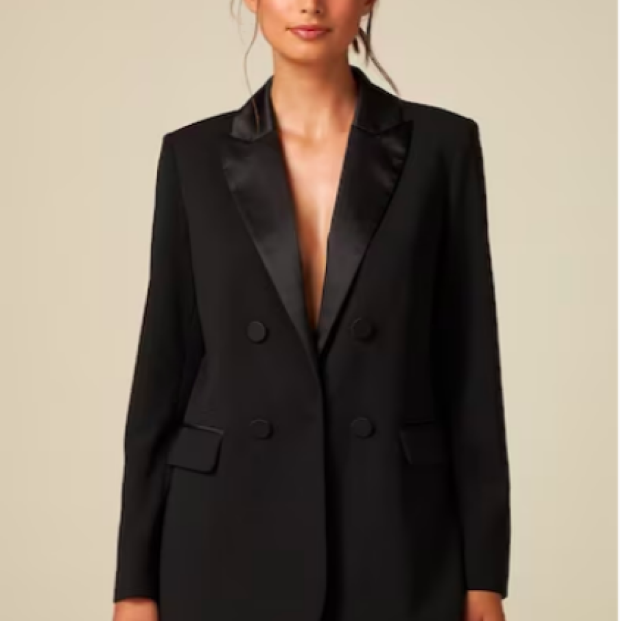 Oltre Sacou cu revere satinate