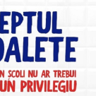 Dreptul la toalete continuă și în pandemie. Toaleta din curtea unei școli din Teleorman va fi înlocuită cu un grup sanitar moder