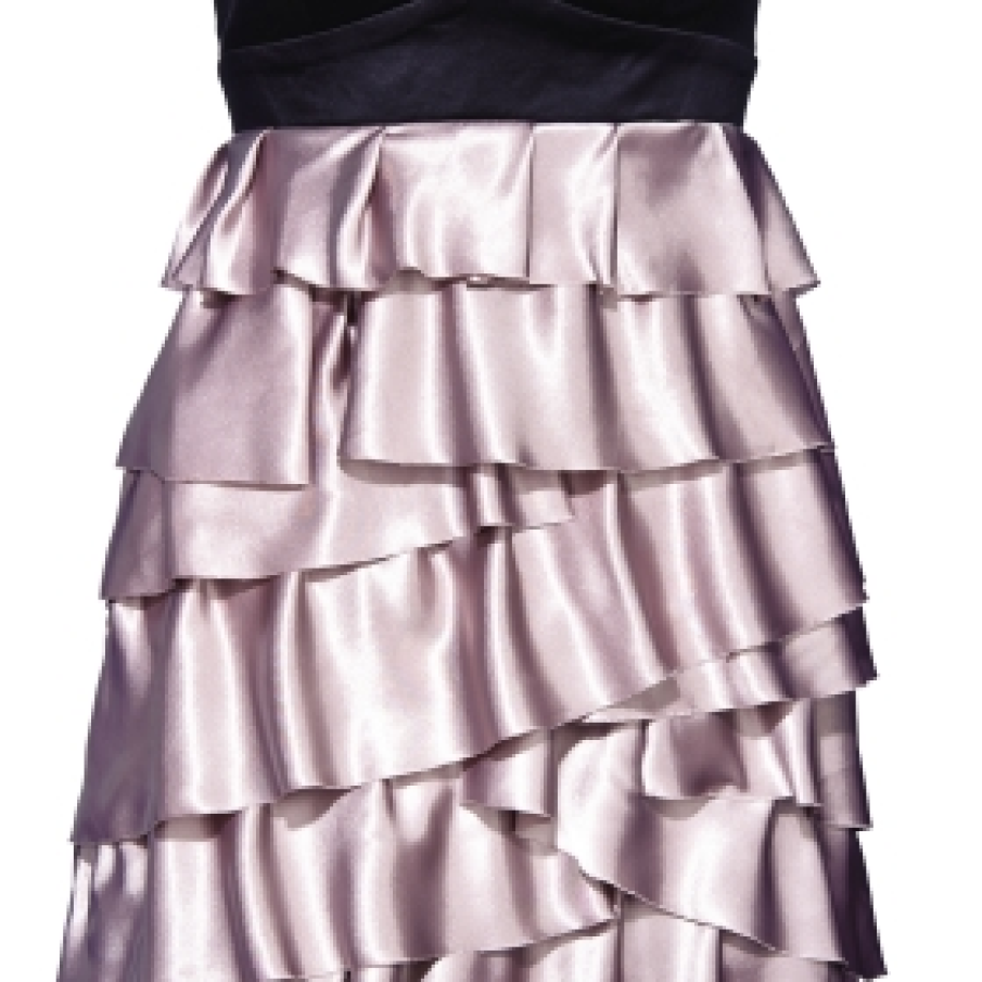 Rochie de seara mini, in straturi