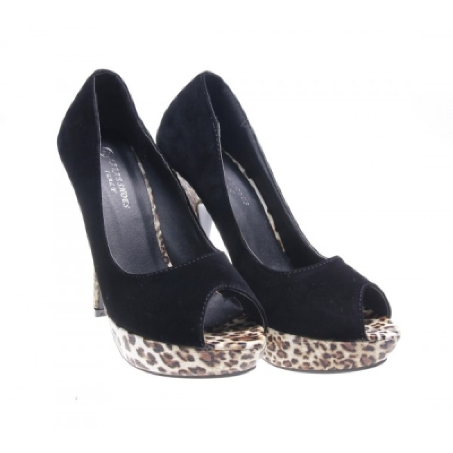 Pantofi de dama black suede Crush