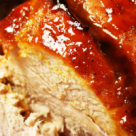 Friptura de porc cu dulceata de pere 