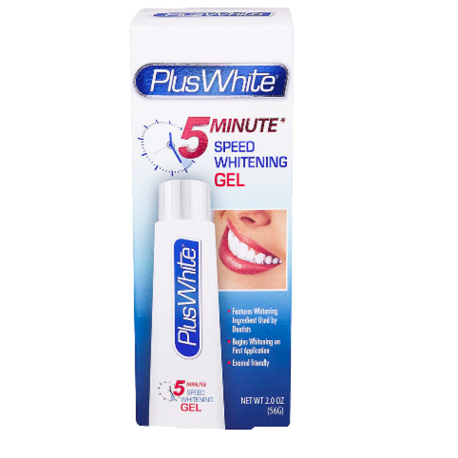 Gel Albire Dinti, Plus White 5 Minute, Mulaje Incluse, Tub 56 gr
