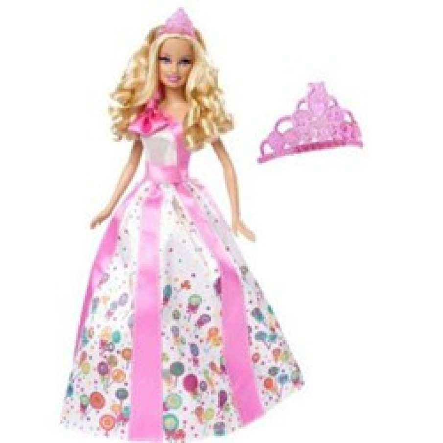Barbie in rochie de petrecere