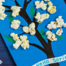 DIY pentru copii: Cum să realizați o felicitare de primăvară mega simpatică cu Floricele de porumb 