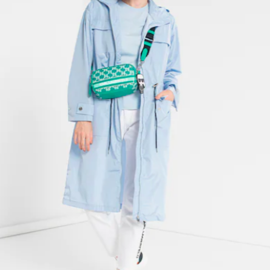 Karl Lagerfeld Trenci parka cu buzunare cu clapa