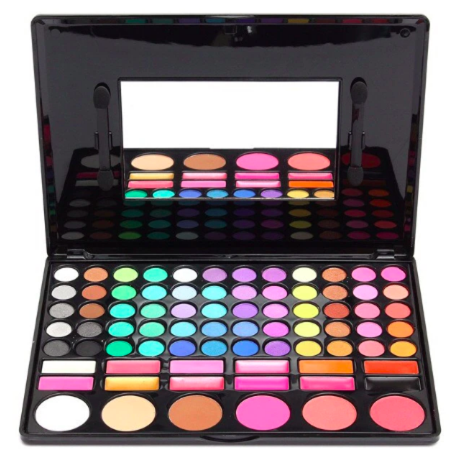 Trusa machiaj paletă farduri ochi completă profesională 78 culori