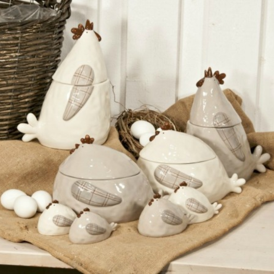 Vas ceramic cu capac pentru servit 