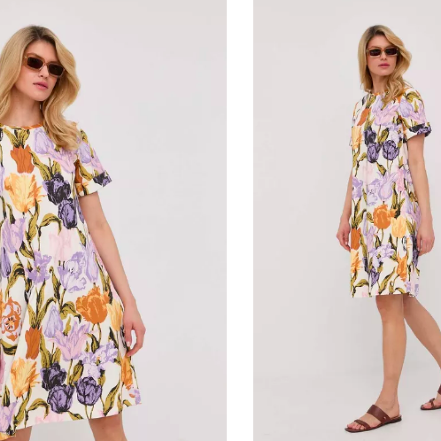 Weekend Max Mara rochie din bumbac