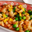 Creveti cu mazare si porumb