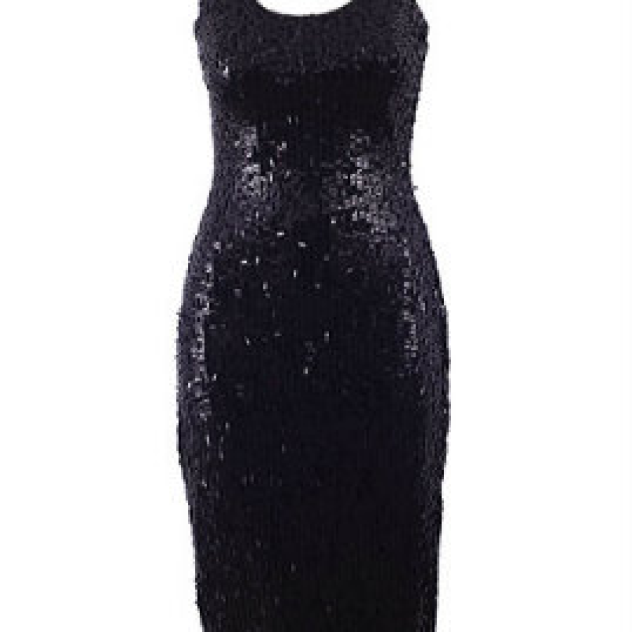 Rochie de seara cu paiete negre