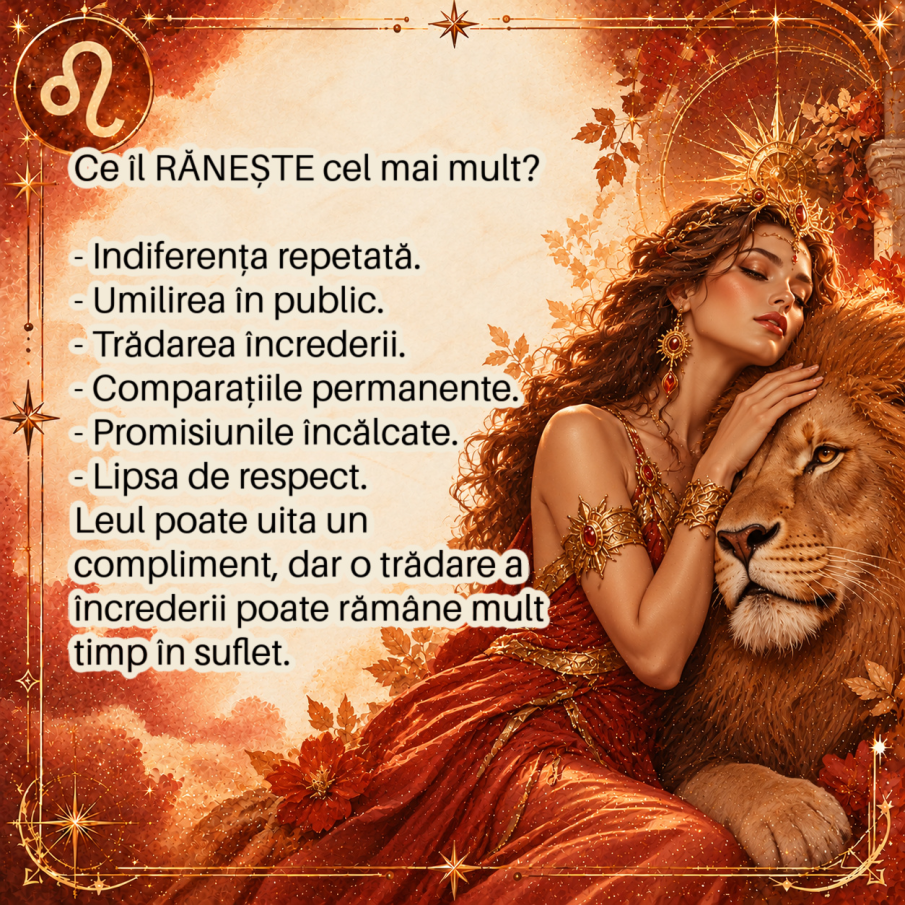 În spatele mândriei LEULUI se ascunde o RANĂ pe care puțini o văd! Gestul care îi poate câștiga încrederea pentru totdeauna