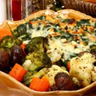 Sufleu de paste cu broccoli
