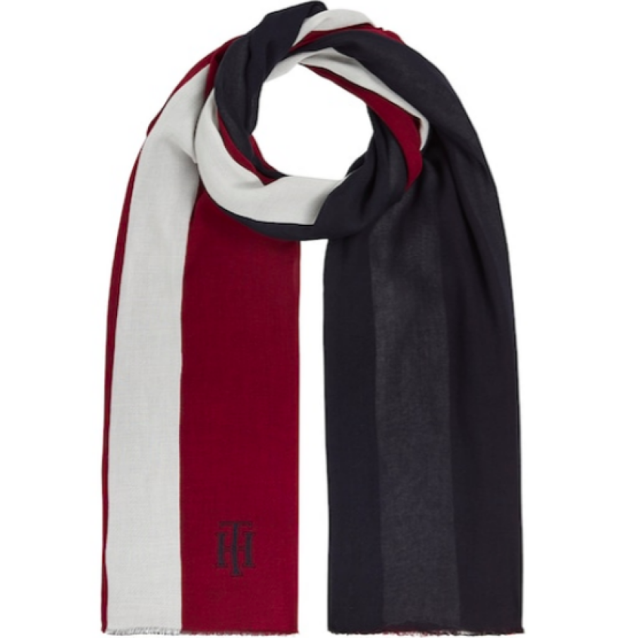 Tommy Hilfiger Eșarfă din amestec de modal cu logo