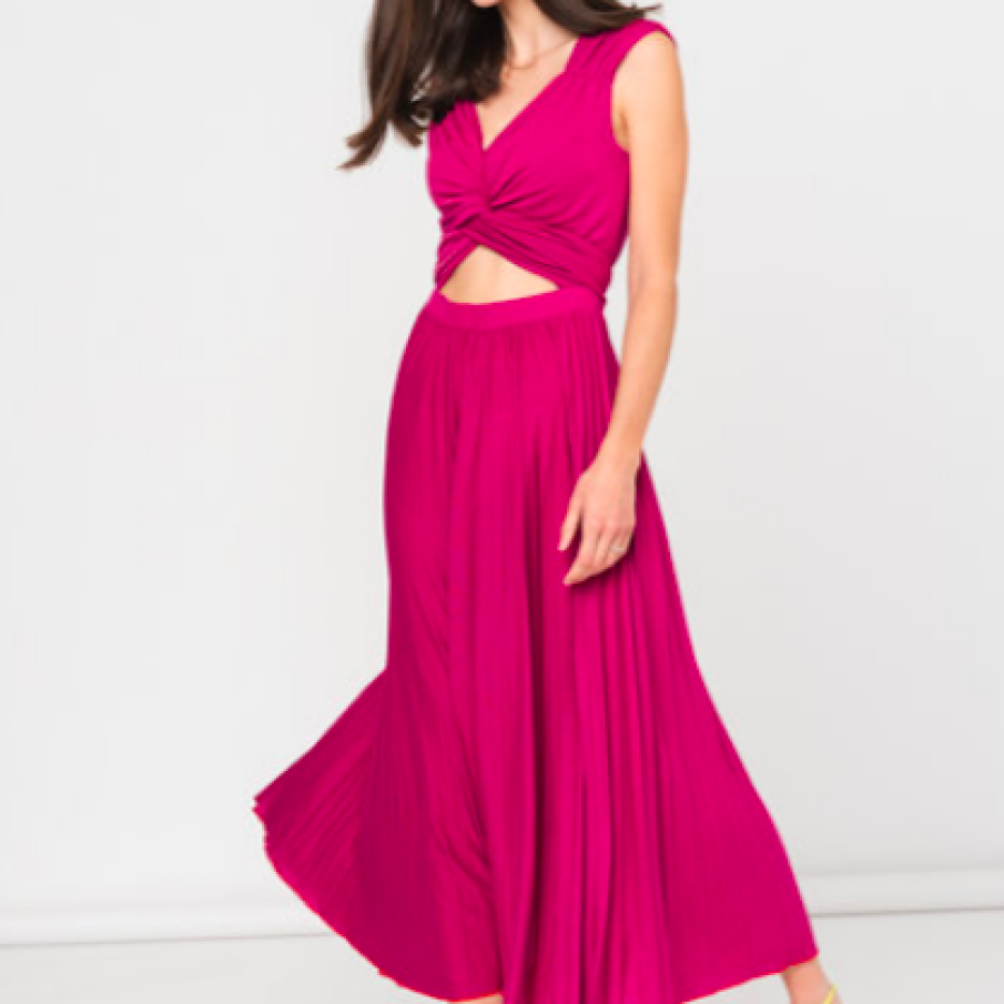 Max&Co Rochie cu pliuri și nod frontal Maybe