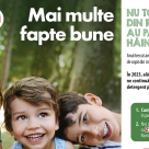 Campania Mai multe fapte bune oferă dreptul la haine curate pentru 25.000 de copii din România