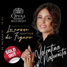 Valentina Naforniță, invitată pe scena Operei Naționale București în spectacolul „Nunta lui Figaro”