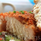 Pui cu cocos si salata de castraveti 