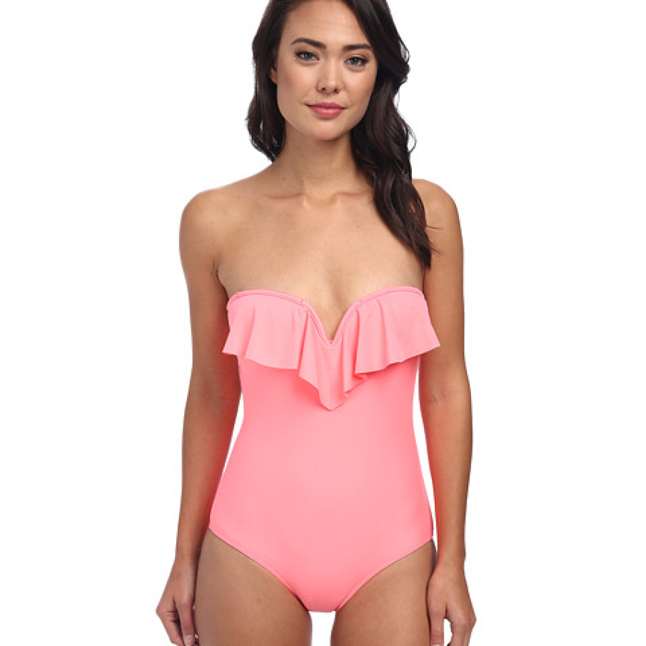 Costum de baie cu volanase 