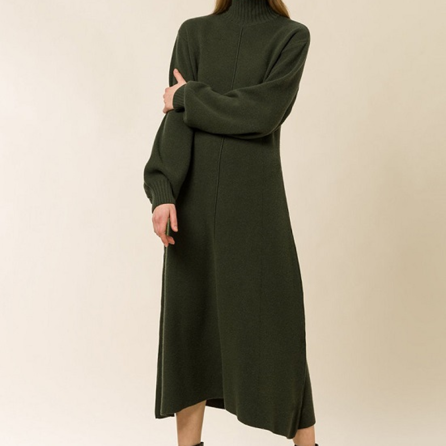 Rochie IVY & OAK cu guler înalt, de inspirație minimalistă