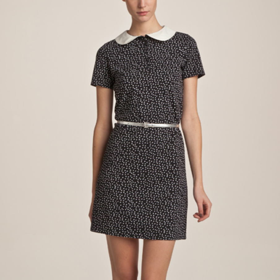 Rochie scurta cu guler Claudine 