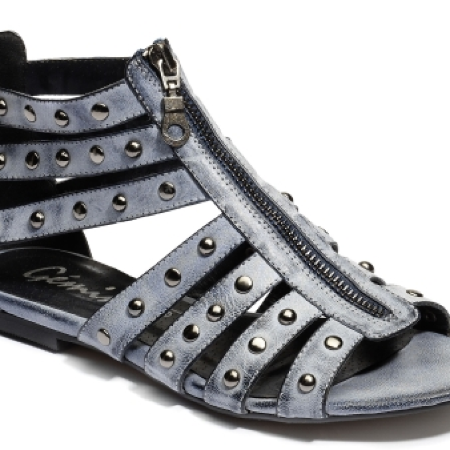 Sandale gladiator cu fermoar