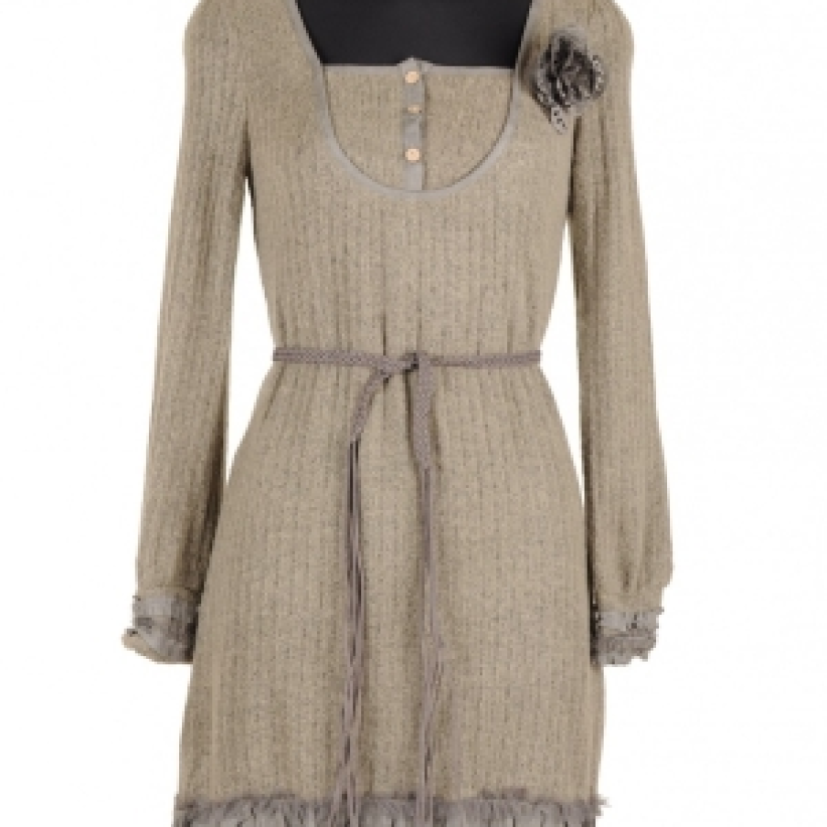 Rochie midi tricotata