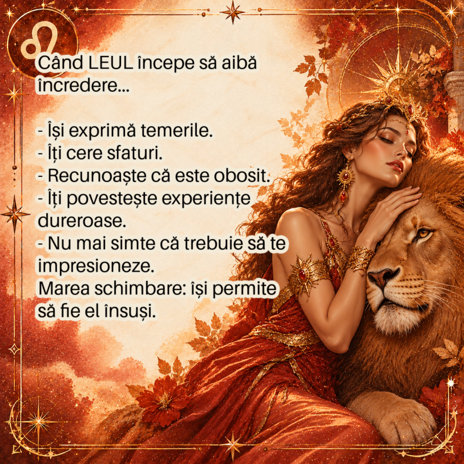În spatele mândriei LEULUI se ascunde o RANĂ pe care puțini o văd! Gestul care îi poate câștiga încrederea pentru totdeauna