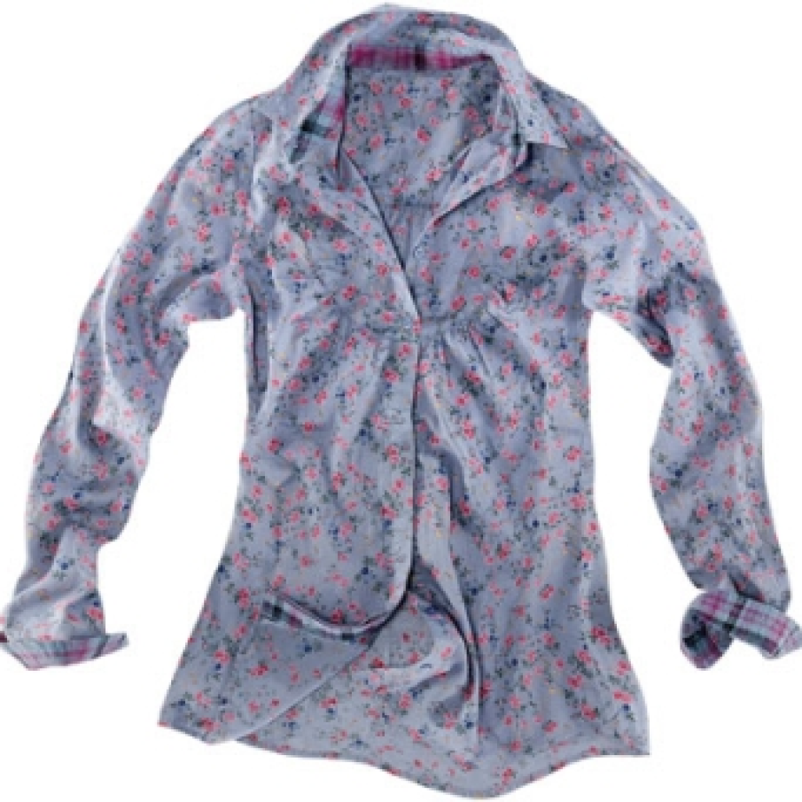 Camasa cu imprimeuri mini, florale