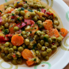 Mancare de mazare cu legume