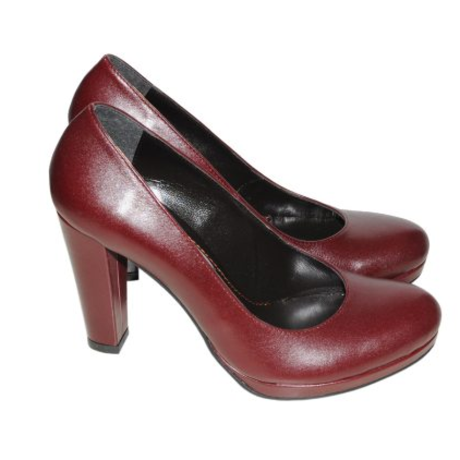 Pantofi bordo La Femme
