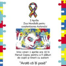 Haideti sa aprindem impreuna lumina albastra pentru autism!