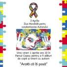 Haideti sa aprindem impreuna lumina albastra pentru autism!