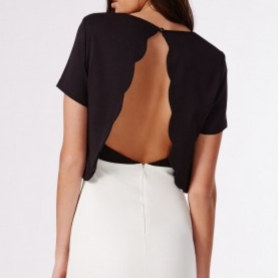 Rochie Alb-Negru CremeCouture Color Block