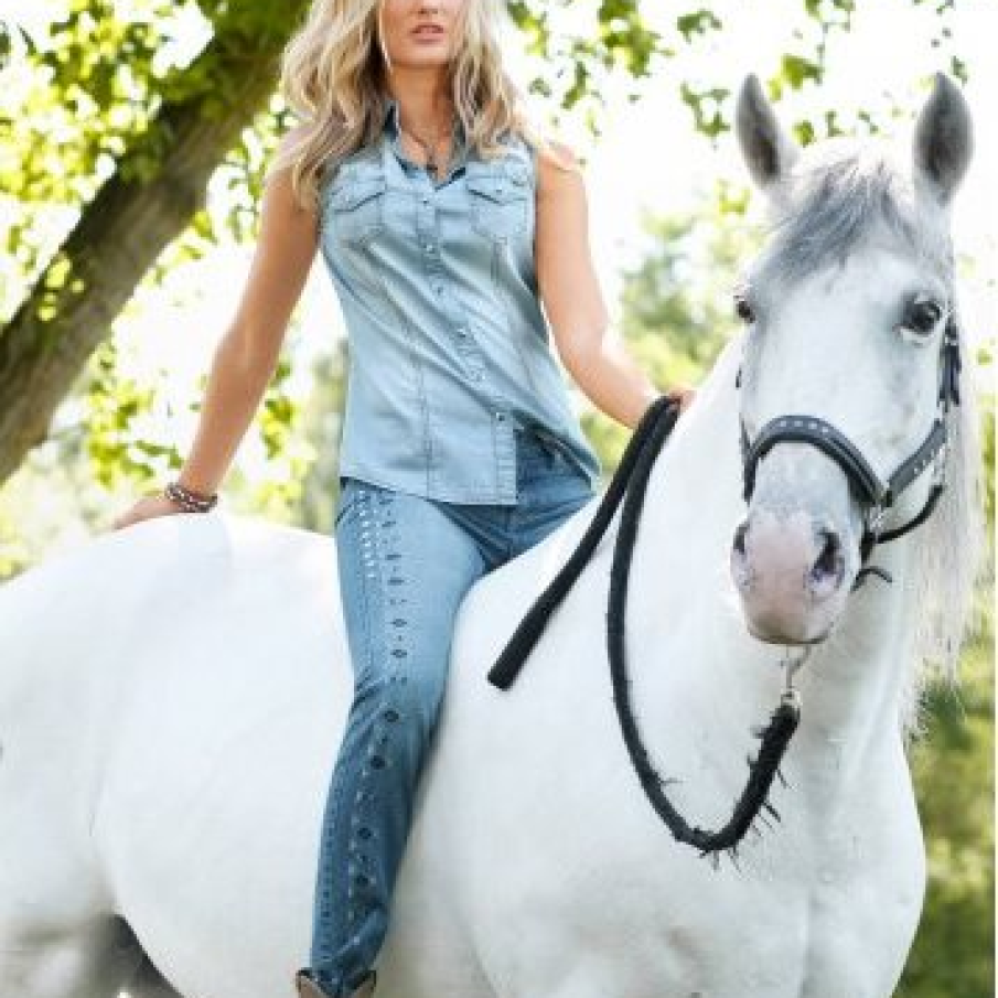 Camasa din denim moale, casual