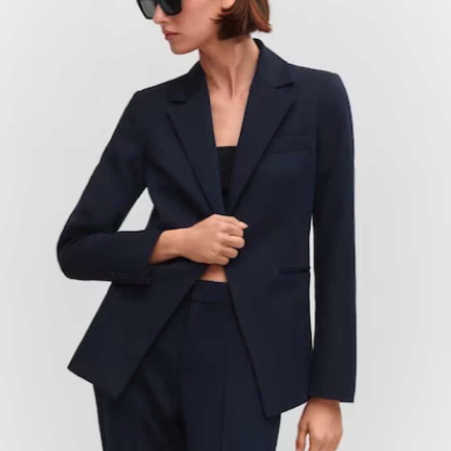 Mango Sacou cu un nasture Boreal