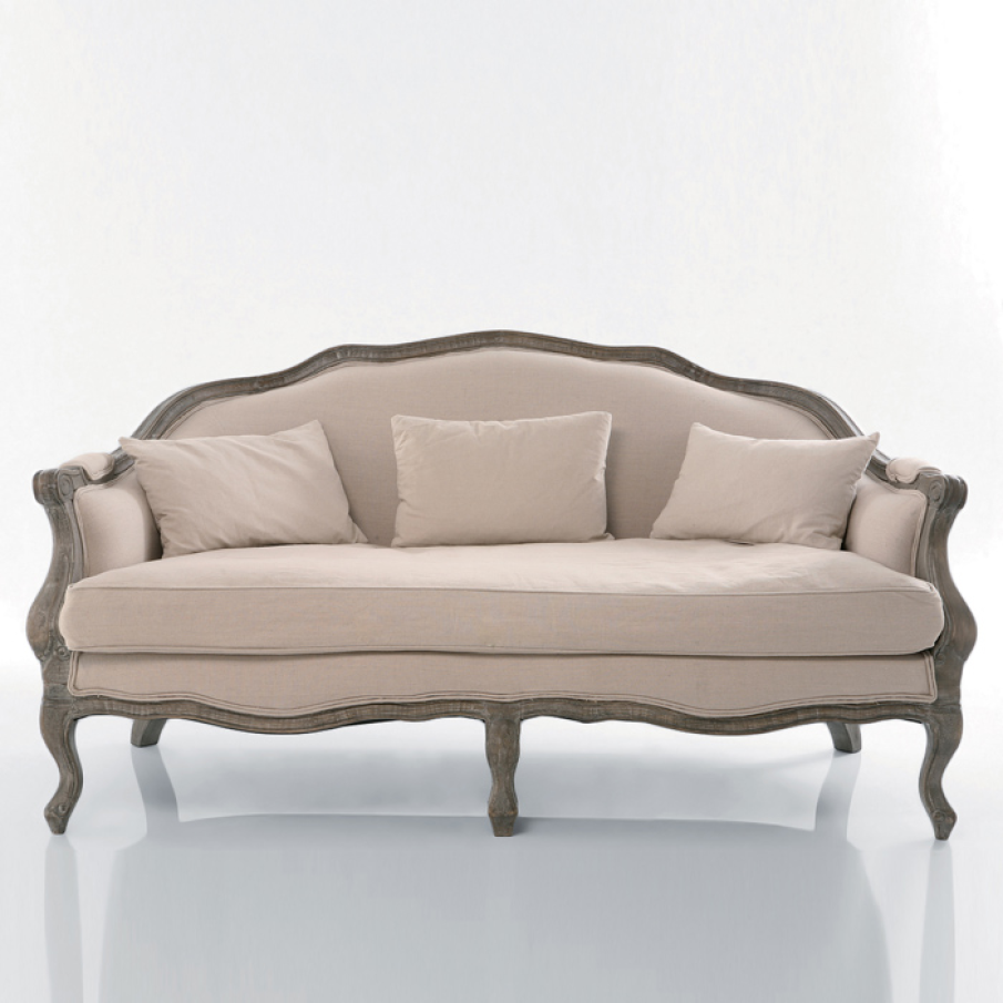 Canapea cu tapiterie crem - Villa Sofa
