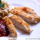 Piept de pui aromat cu sos de susan