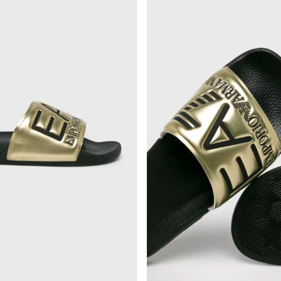 EA7 Emporio Armani - Papuci aurii