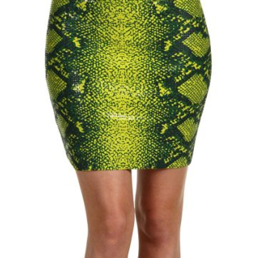 Fusta Simone in print-sarpe