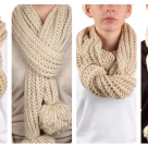 15 Modalități de a înnoda și purta o Eșarfă de Iarnă 