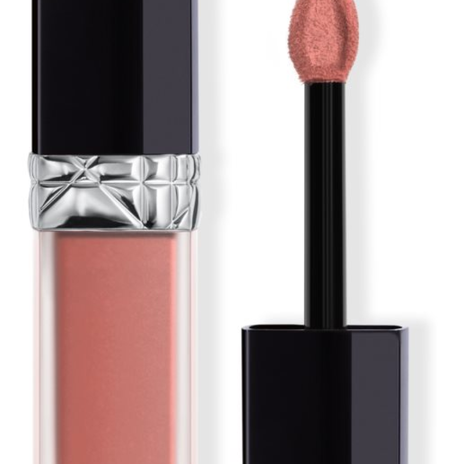 Ruj lichid mat Dior în nuanță de roz nude 