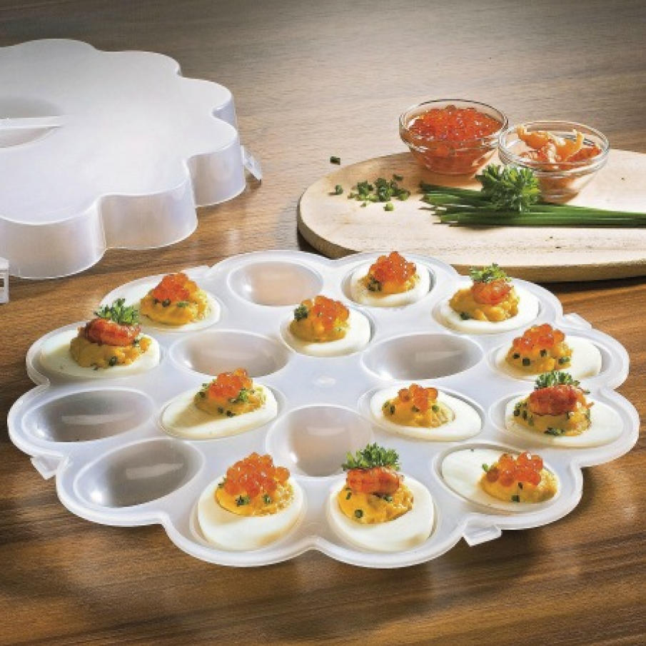 Platou pentru oua cu capac