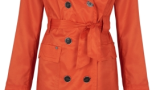 Orange Trench Coat