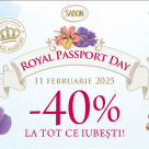 Pe 11 februarie te răsfeți cu 40% discount de Royal Passport Day! 